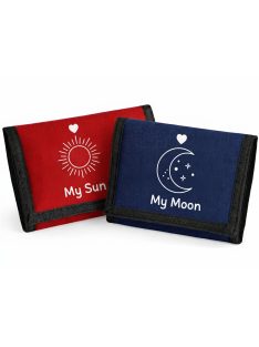   Égi Egyensúly Páros Pénztárca Szett – Nap és Hold Design (2 db)